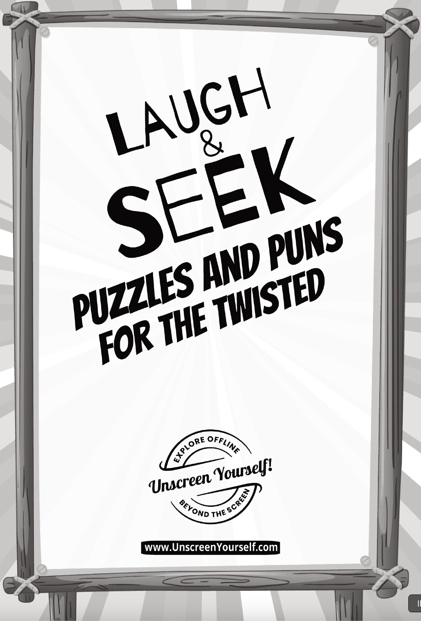 🆕 LAUGH & SEEK: WORD SEARCH PUZZLES AND PUNS FOR THE TWISTED