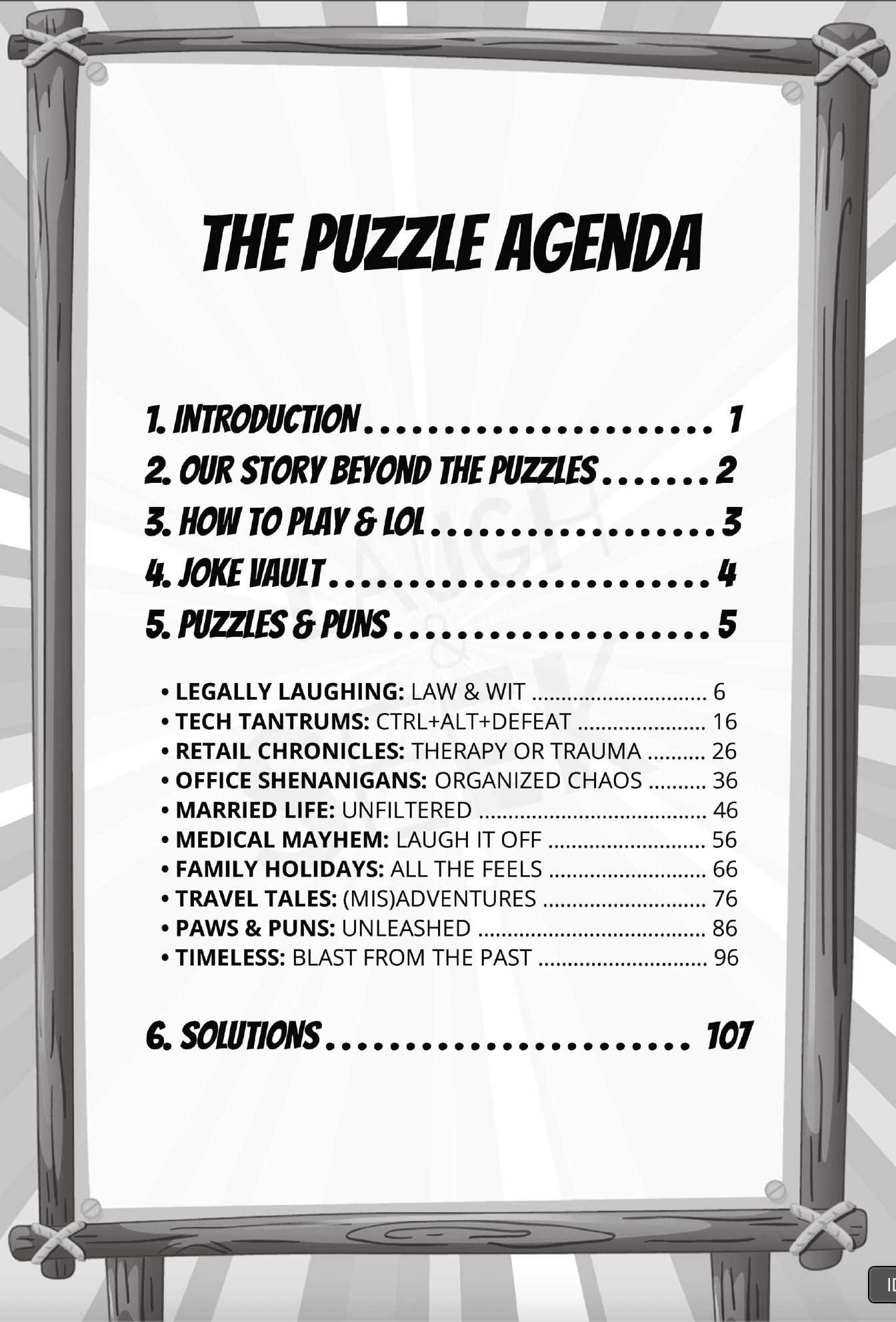 🆕 LAUGH & SEEK: WORD SEARCH PUZZLES AND PUNS FOR THE TWISTED