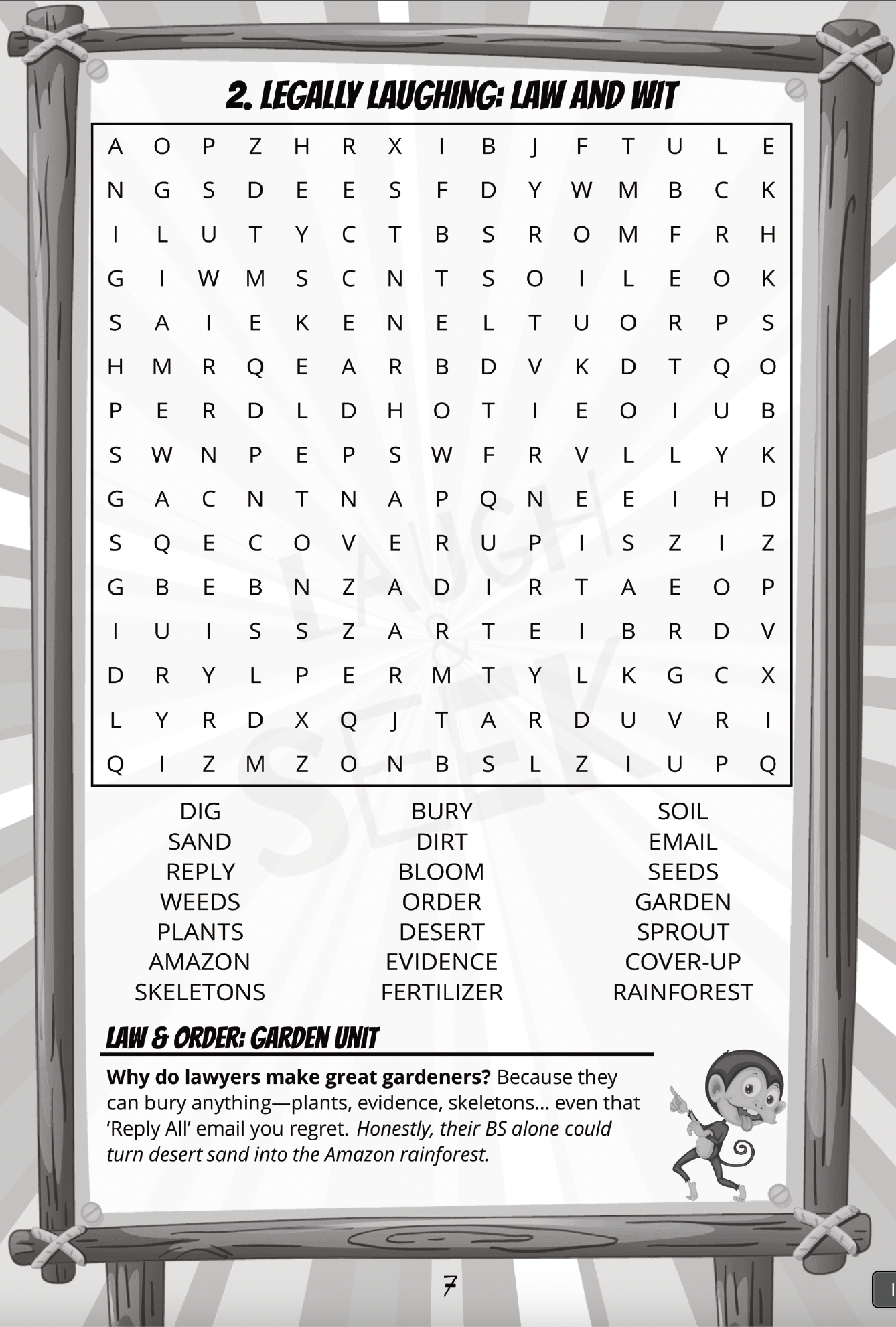 🆕 LAUGH & SEEK: WORD SEARCH PUZZLES AND PUNS FOR THE TWISTED