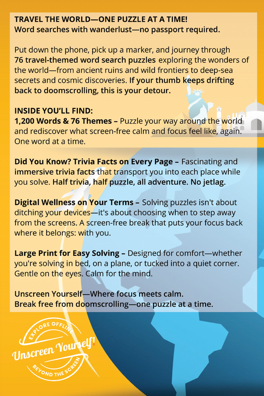 Worldly Wonders: Word Search Puzzles