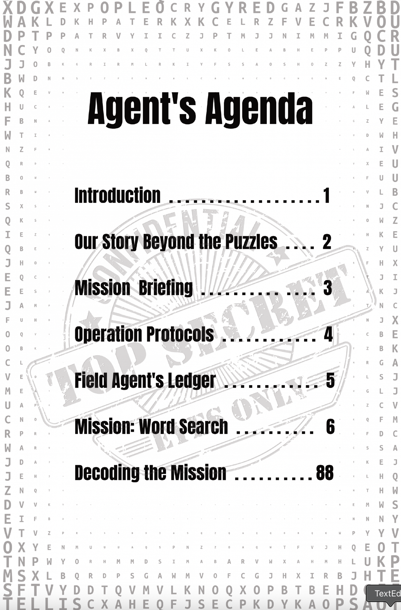 THE ART OF ESPIONAGE: A WORD SEARCH MISSION