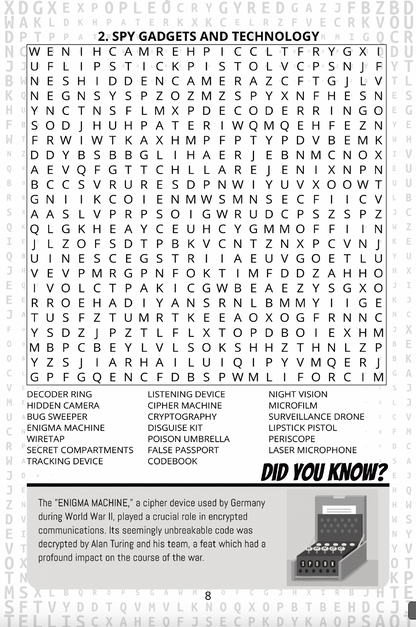 THE ART OF ESPIONAGE: A WORD SEARCH MISSION