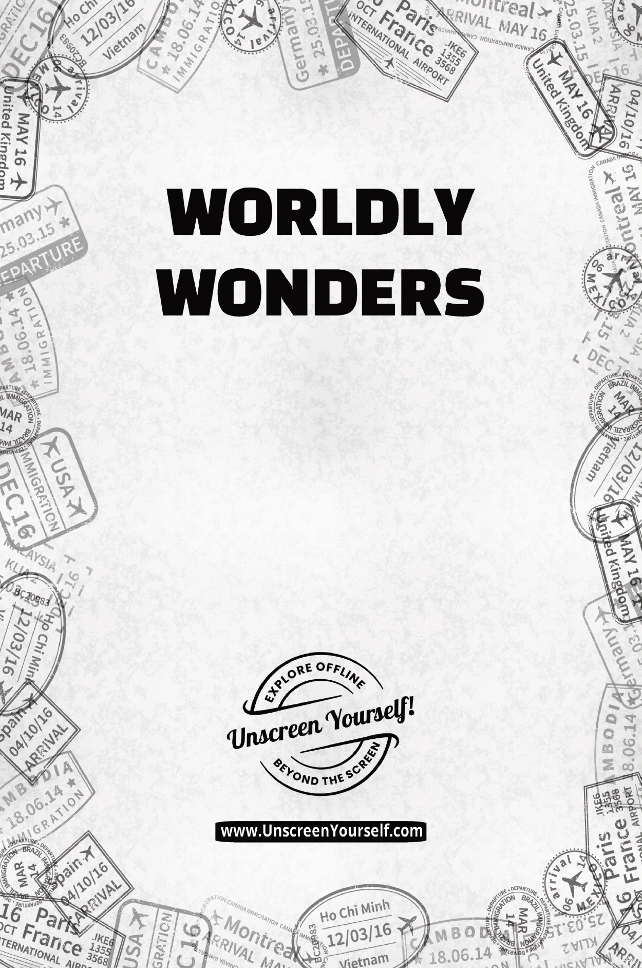 Worldly Wonders: Word Search Puzzles