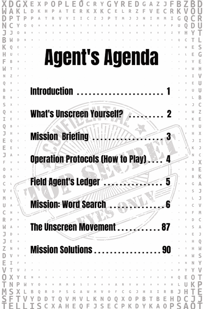 The Art of Espionage: A Word Search Mission