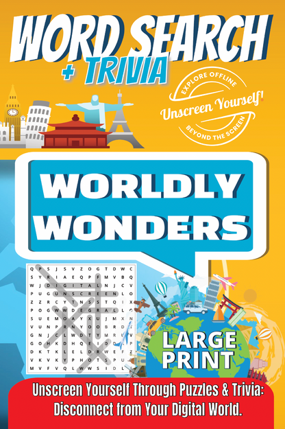Worldly Wonders: Word Search Puzzles
