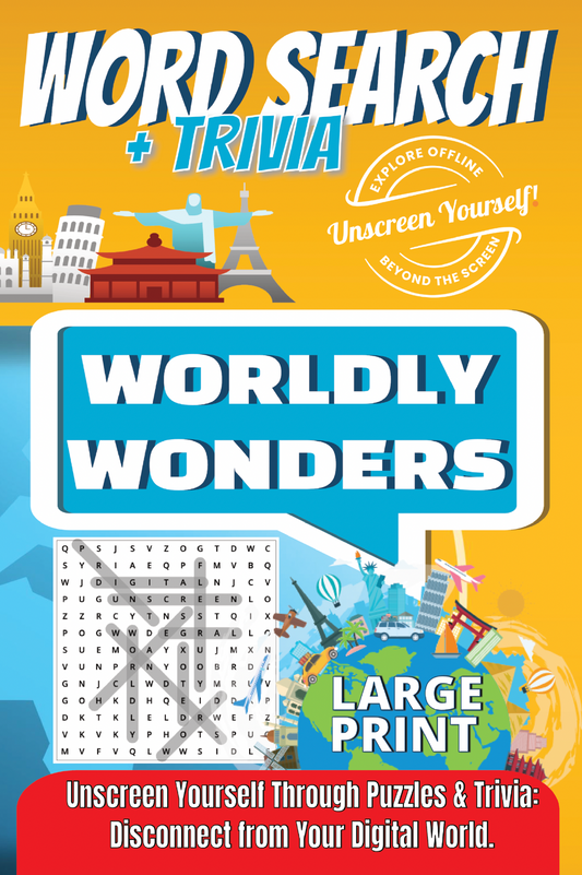 Worldly Wonders: Word Search Puzzles
